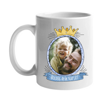 Boldog apák napját egyedi képes bögre