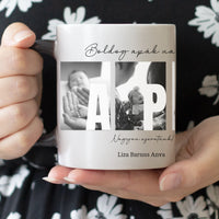 Ajándék Apáknak - Egyedi képes Apa szeretünk bögre