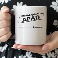 Én vagyok az Apád ajándék bögre egyedi névvel