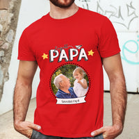 Legjobb Papa póló - Egyedi fényképes, szerkeszthető feliratos póló