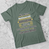 Menő Papa póló - Egyedi szerkeszthető feliratos póló szakembereknek