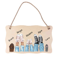 Tornacipős tábla dísz