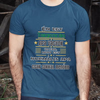 Egyedi ajándék póló - Szerkeszthető szakma feliratos póló Apáknak