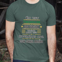 Egyedi ajándék póló - Szerkeszthető szakma feliratos póló Apáknak