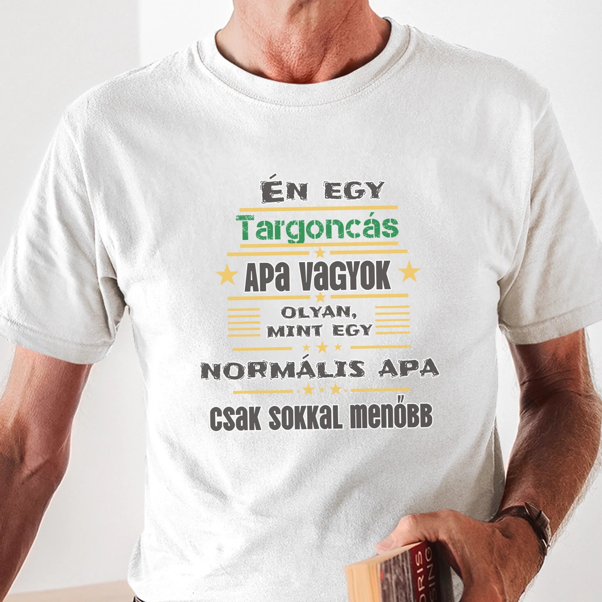 Egyedi ajándék póló - Szerkeszthető szakma feliratos póló Apáknak