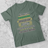 Egyedi ajándék póló - Szerkeszthető szakma feliratos póló Apáknak