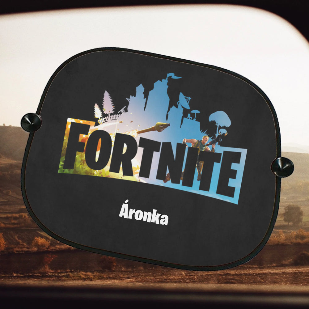 Fortnite mintás napellenző egyedi névvel