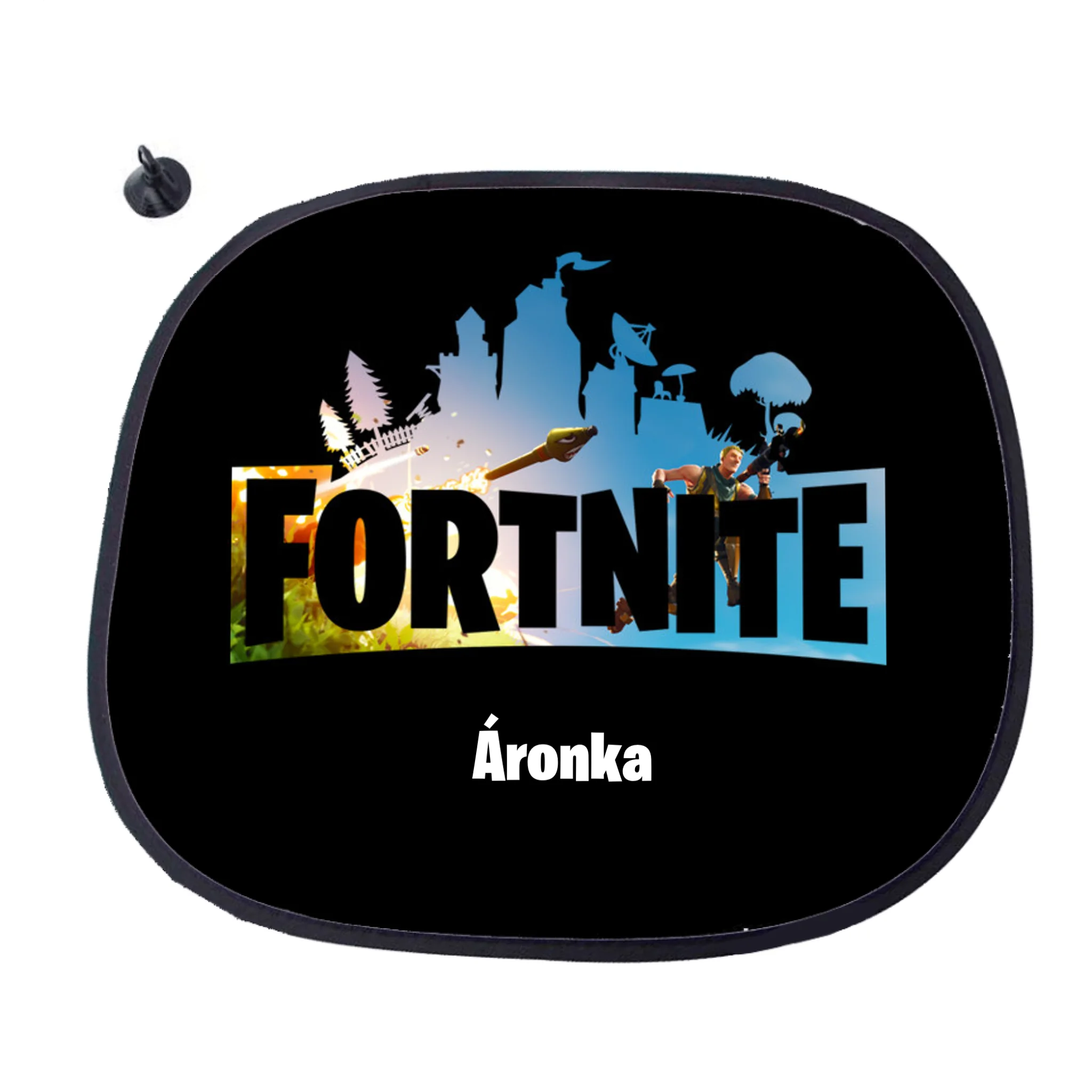Fortnite mintás napellenző egyedi névvel