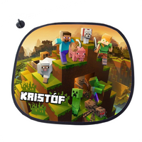Egyedi neves Minecraft napellenző választható mintával