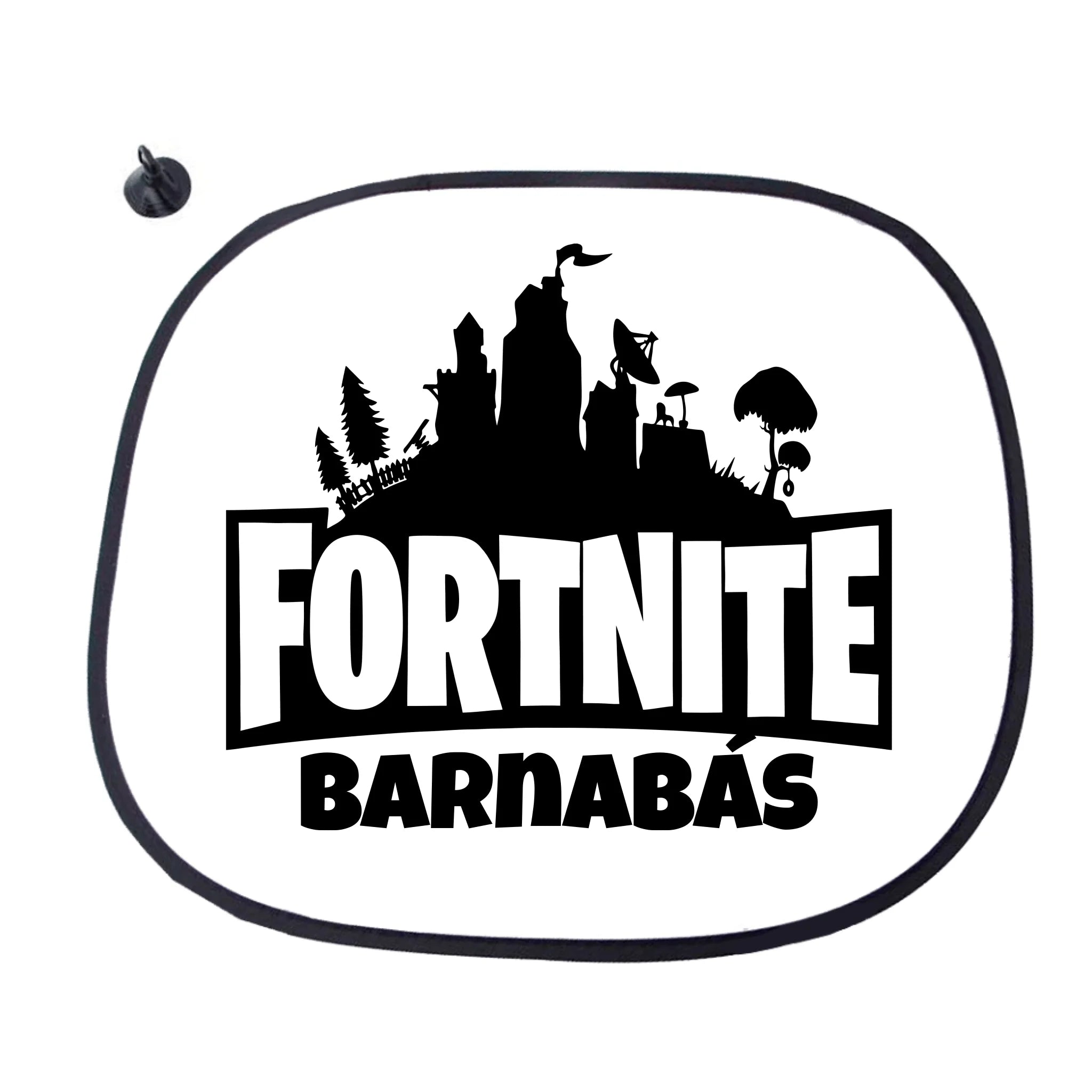 Egyedi neves Fortniteos napellenző
