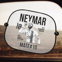 Személyre szabható Neymar focis ajándék autós napellenző