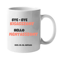 Koszorúslányok menyasszonnyal esküvői bögre