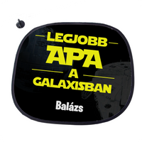 Autós napellenző - Star Wars témájú napellenző Apáknak egyedi felirattal