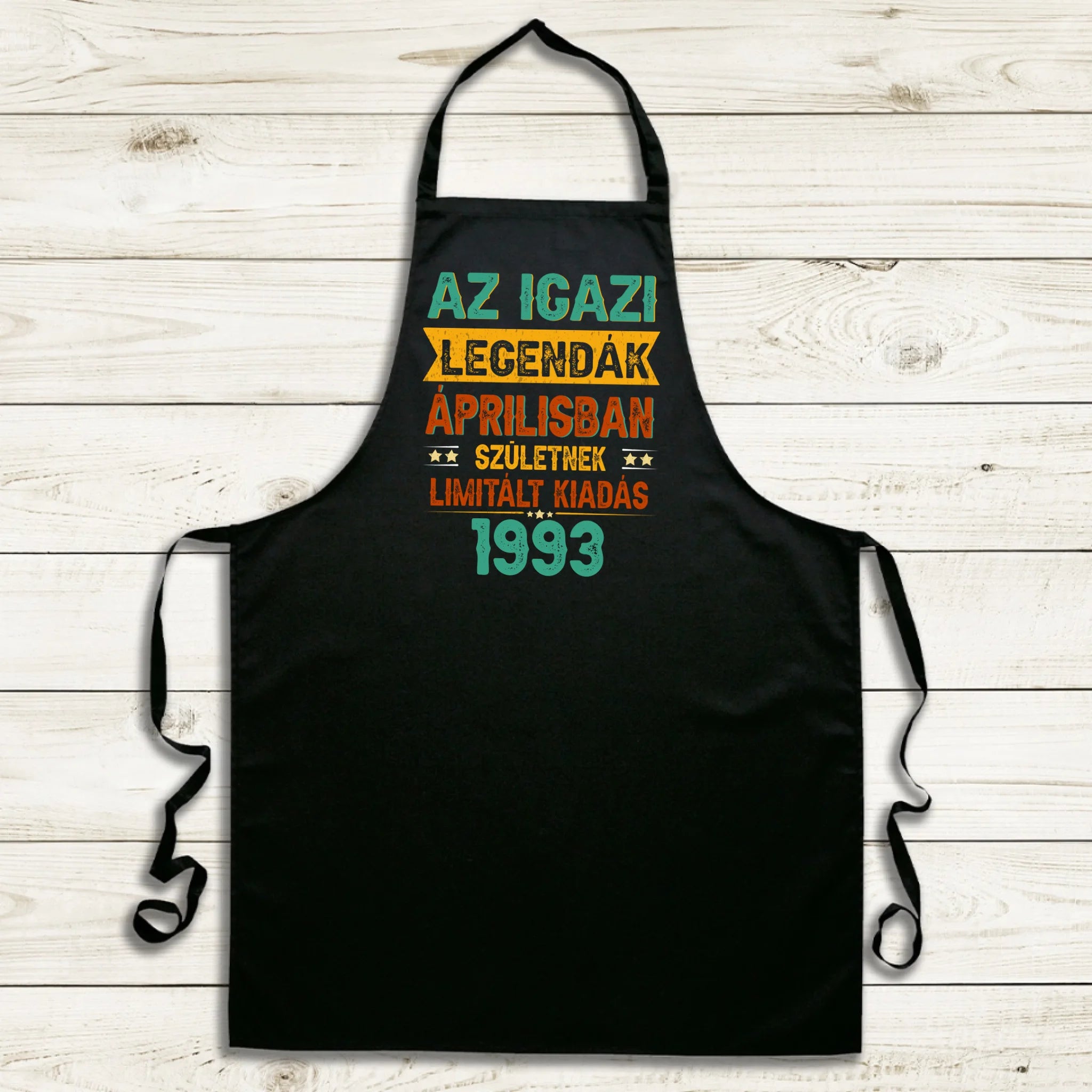 Az igazi legendák szülinapi fekete kötény