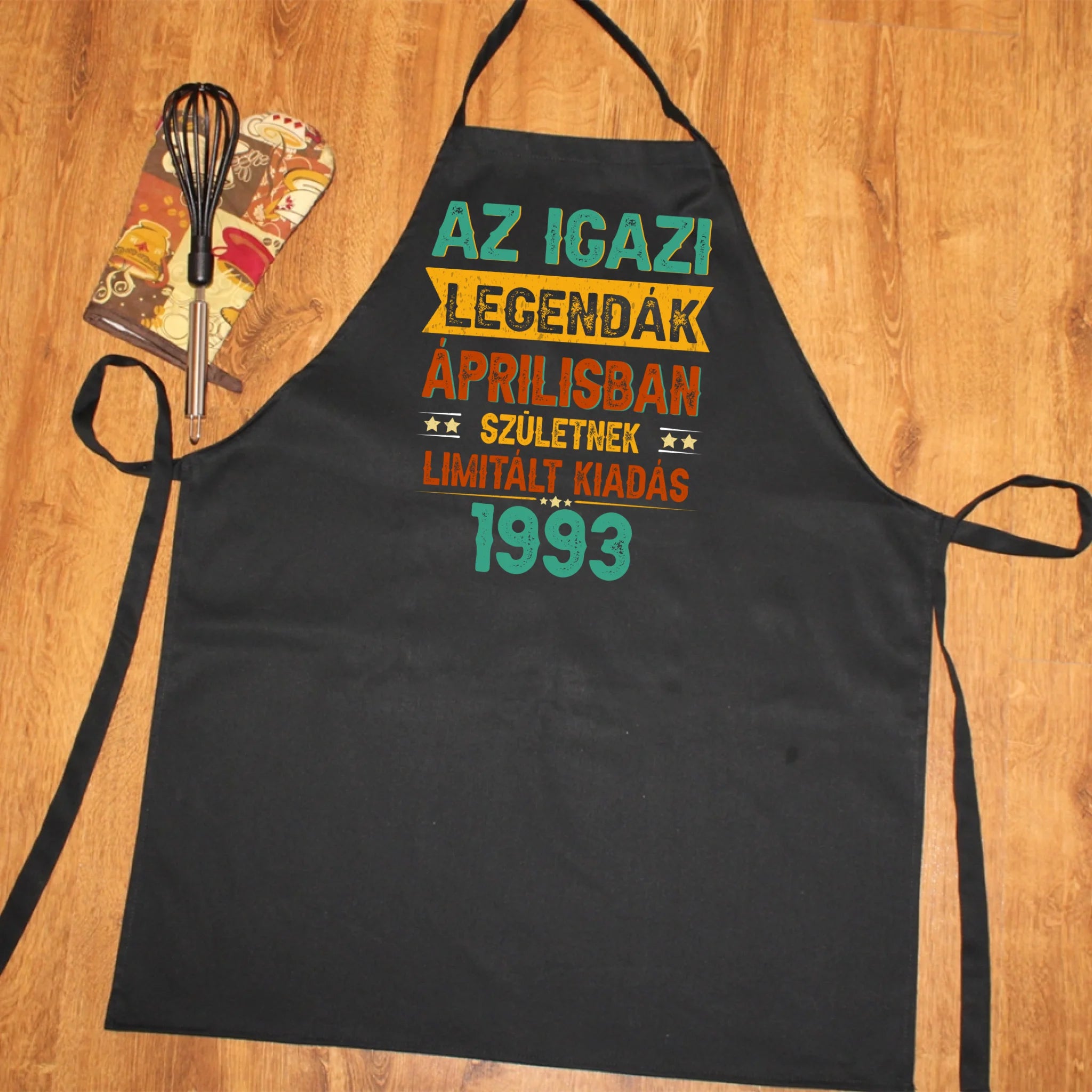 Az igazi legendák szülinapi fekete kötény