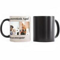 Ajándék Apának - Egyedi képes Apa szeretünk bögre