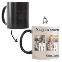 Ajándék Mamának - Egyedi képes Mama szeretünk bögre