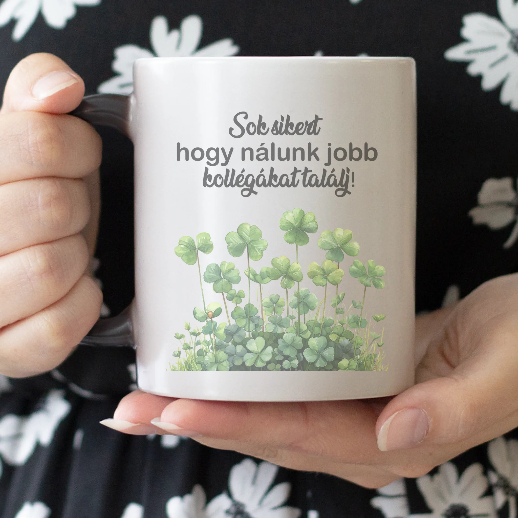 Egyedi képes bögre - búcsúajándék munkatársaknak szerkeszthető felirattal 4.590