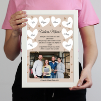 Búcsúzó kollégának egyedi falikép - jókívánságokkal és aláírásokkal