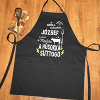 A grill császára - saját névvel fekete kötény