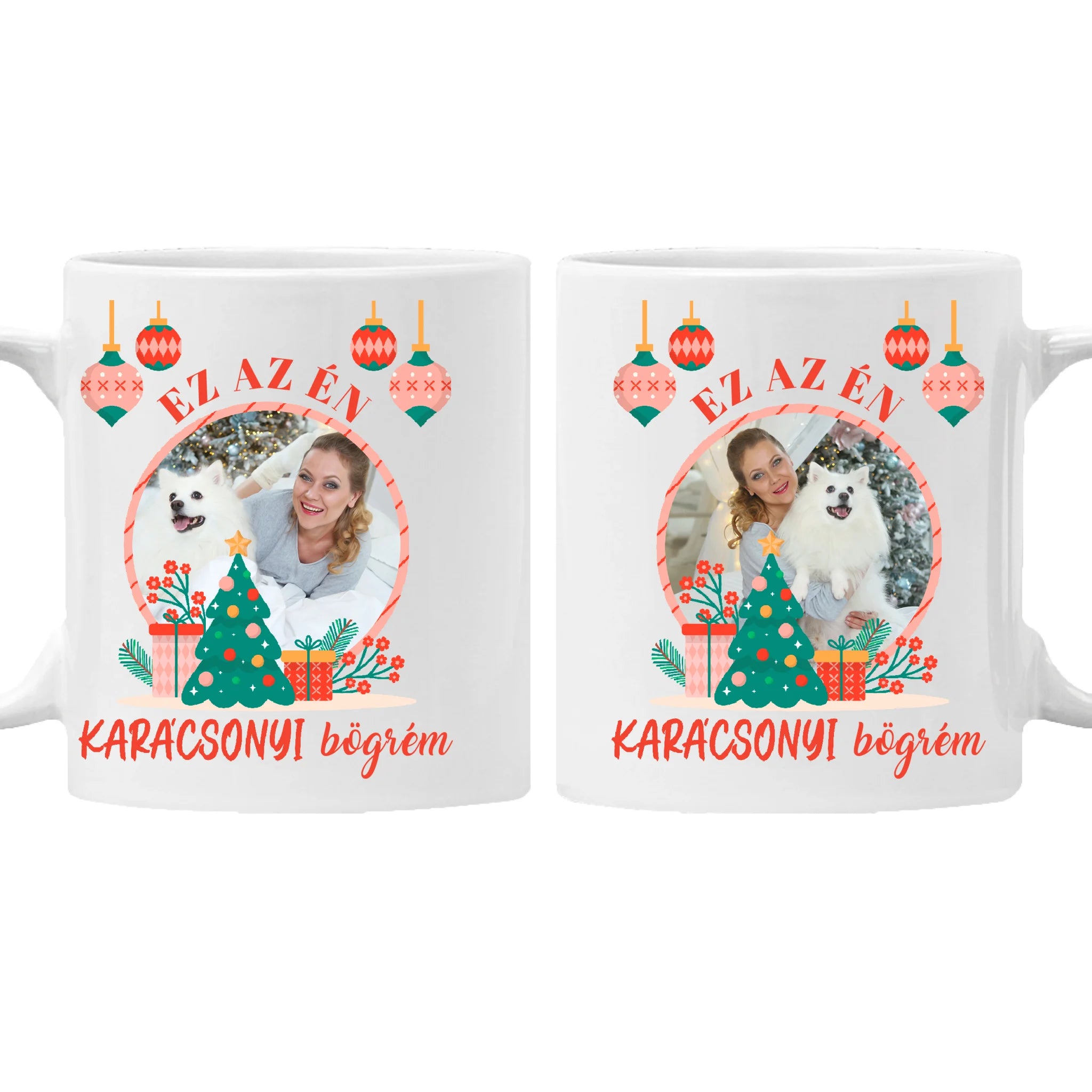 Ez az én karácsonyi bögrém egyedi 2 képpel