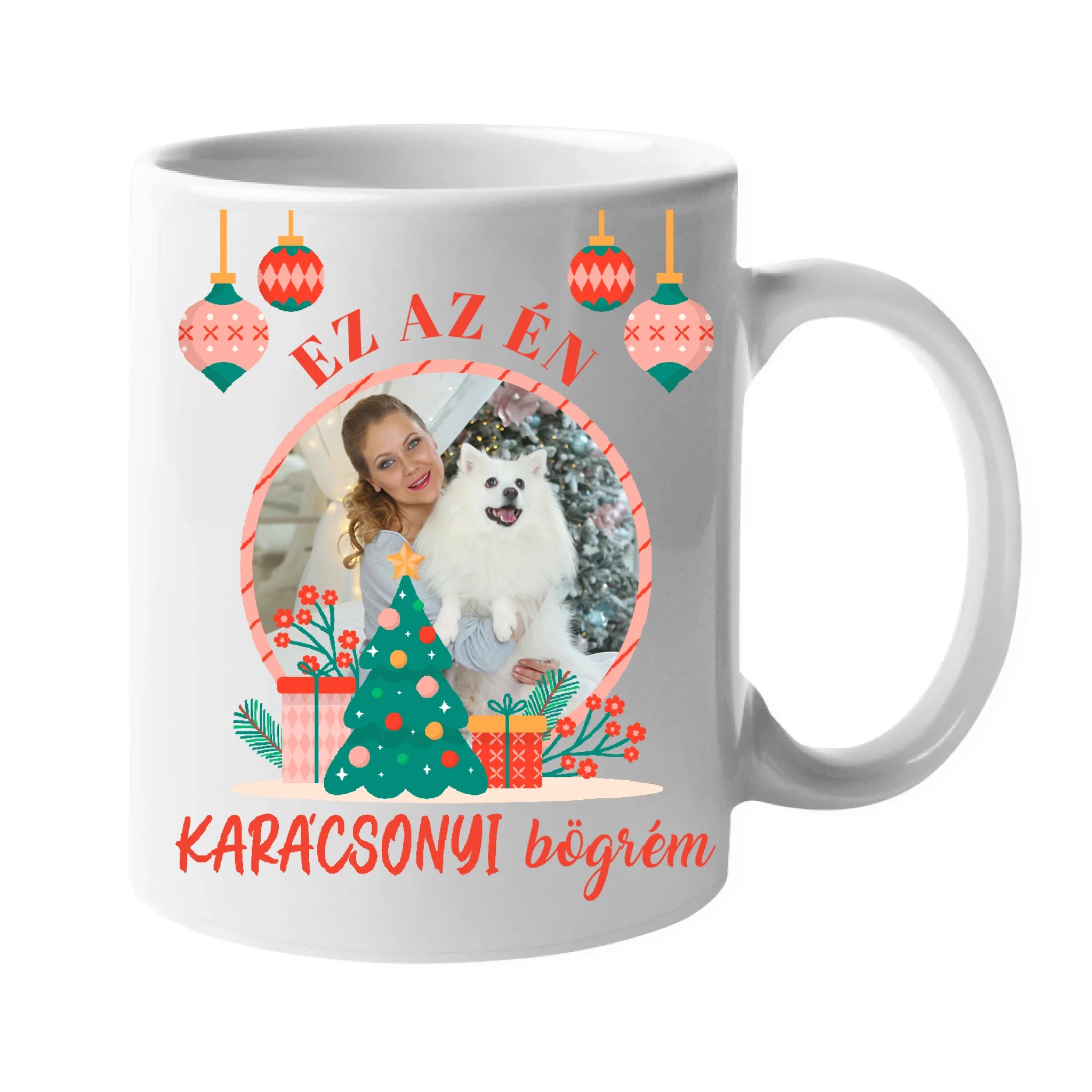 Ez az én karácsonyi bögrém egyedi 2 képpel