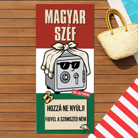 Balaton strand egyedi strandtörölköző - vicces magyar hungarikum