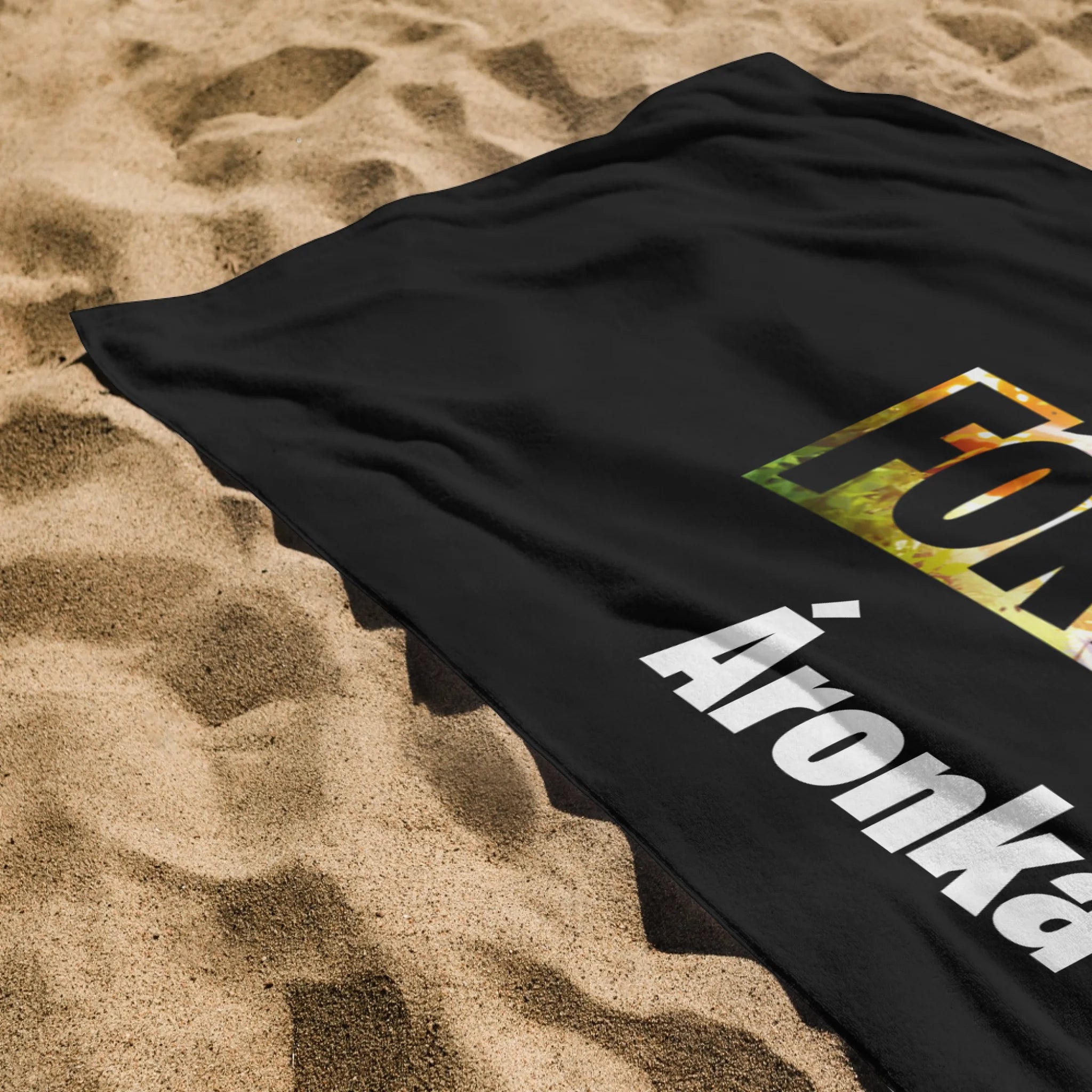 Egyedi törölköző gyerekeknek Fortnite mintával és szerkeszthető névvel