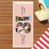 Egyedi képes 18. szülinapos törölköző szerkeszthető felirattal