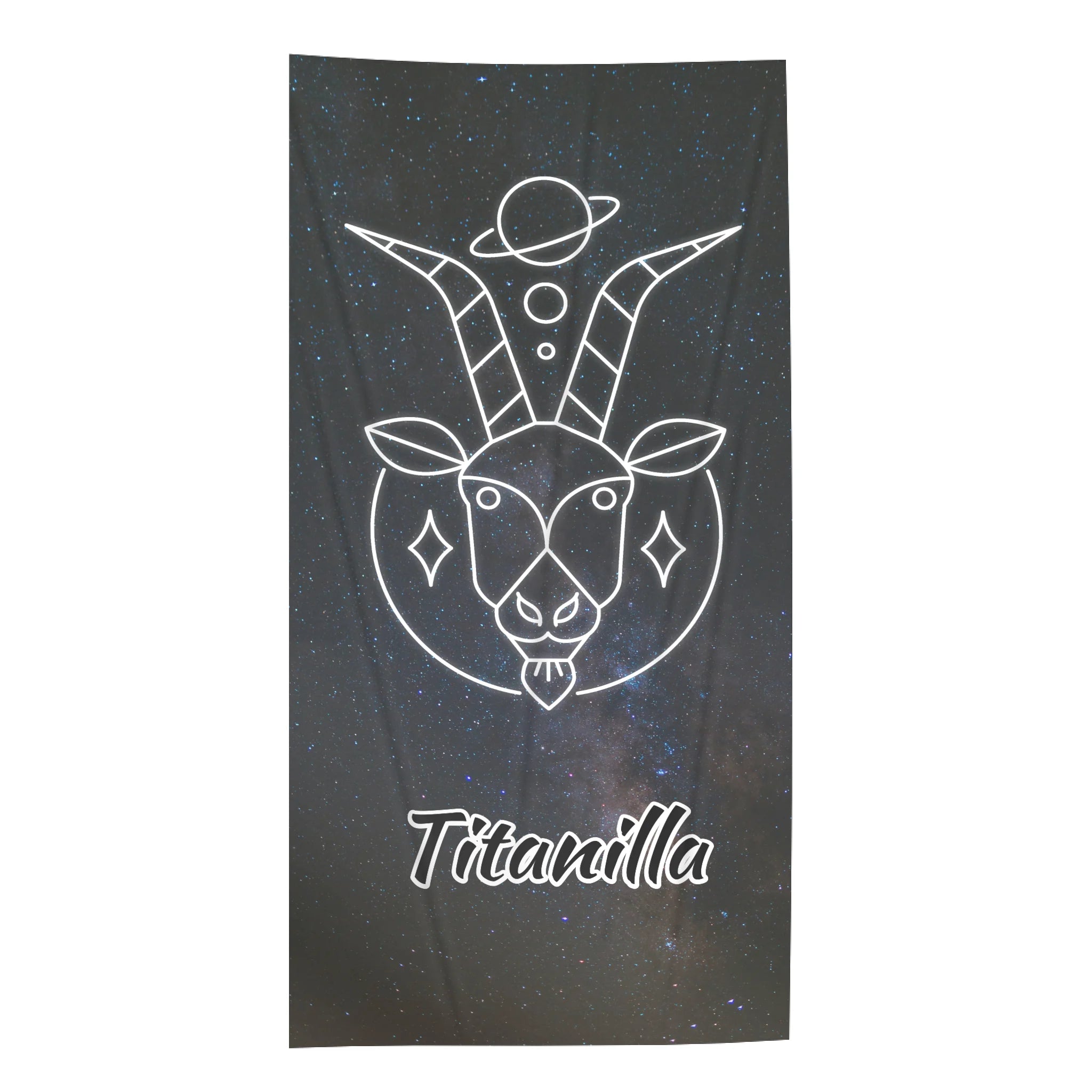 Égbolt törölköző horoszkóppal és névvel