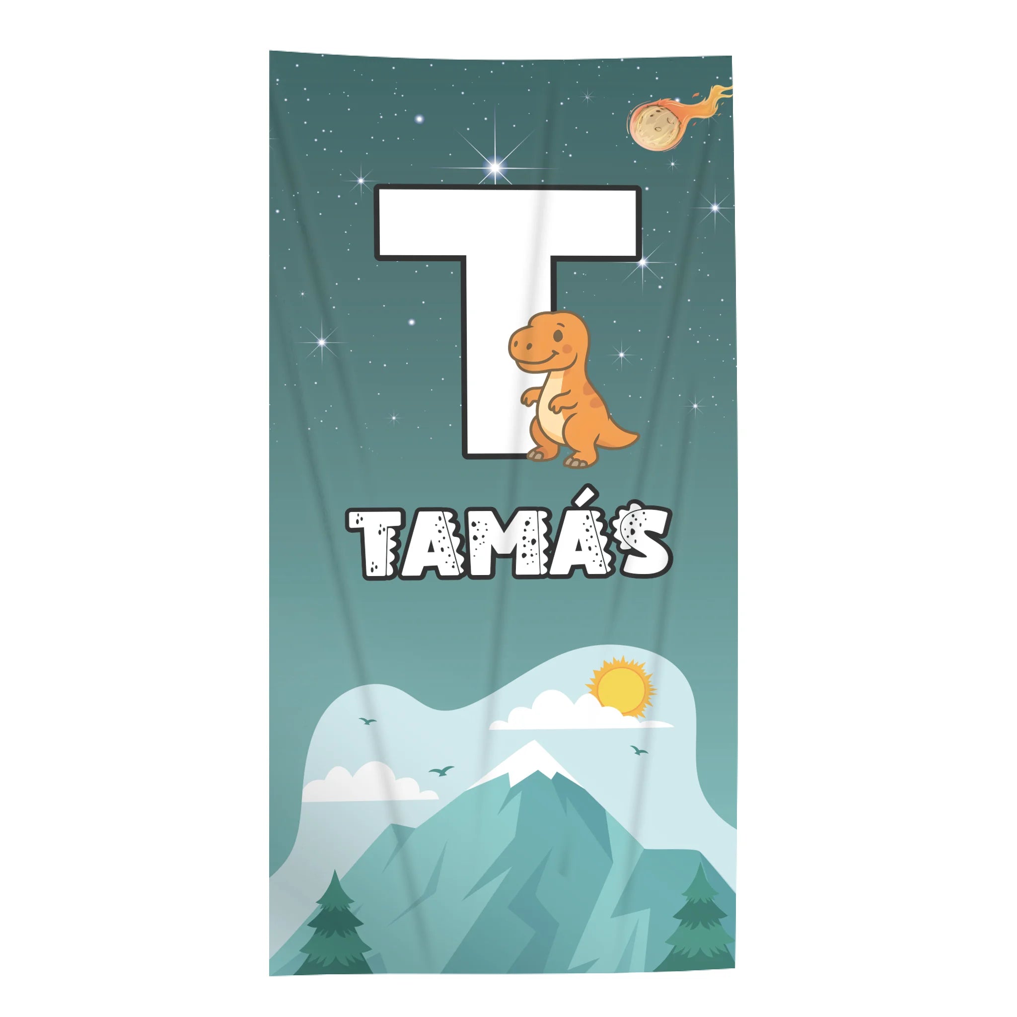  Egyedi dínós törölköző gyerekeknek