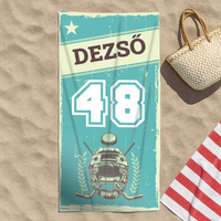 Ajándék jégkorong játékosoknak - személyre szabott törölköző névvel