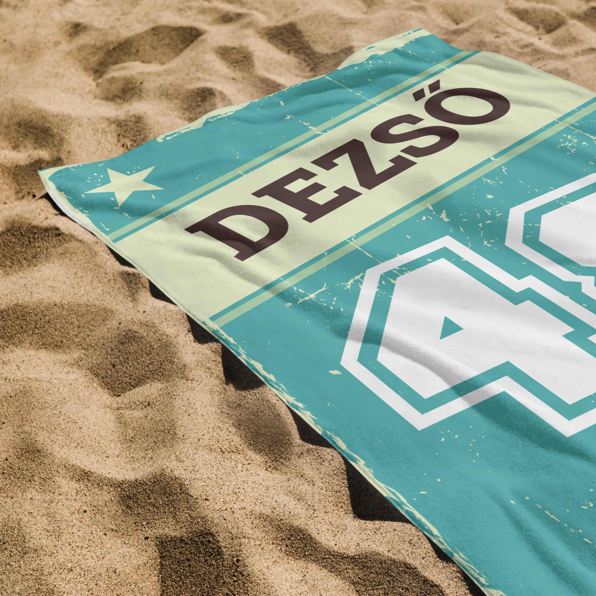 Ajándék jégkorong játékosoknak - személyre szabott törölköző névvel