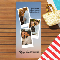 3 képes törölköző felirattal és névvel