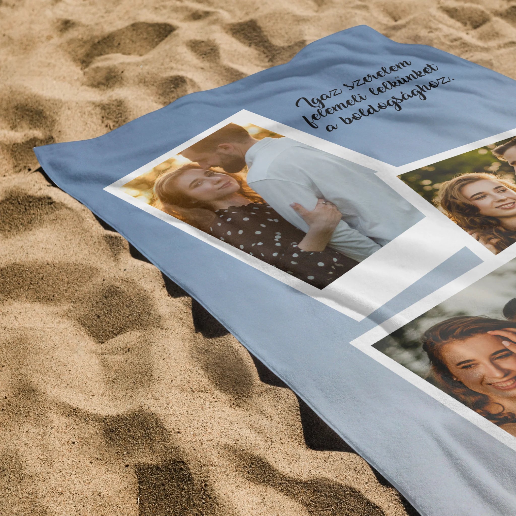 3 képes törölköző felirattal és névvel