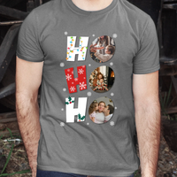 HoHoHo - egyedi képes karácsonyi férfi póló