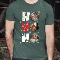 HoHoHo - egyedi képes karácsonyi férfi póló