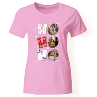 HoHoHo - egyedi képes karácsonyi női póló