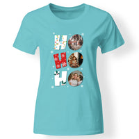 HoHoHo - egyedi képes karácsonyi női póló