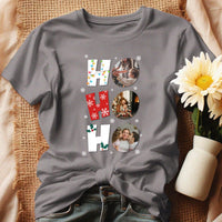 HoHoHo - egyedi képes karácsonyi női póló