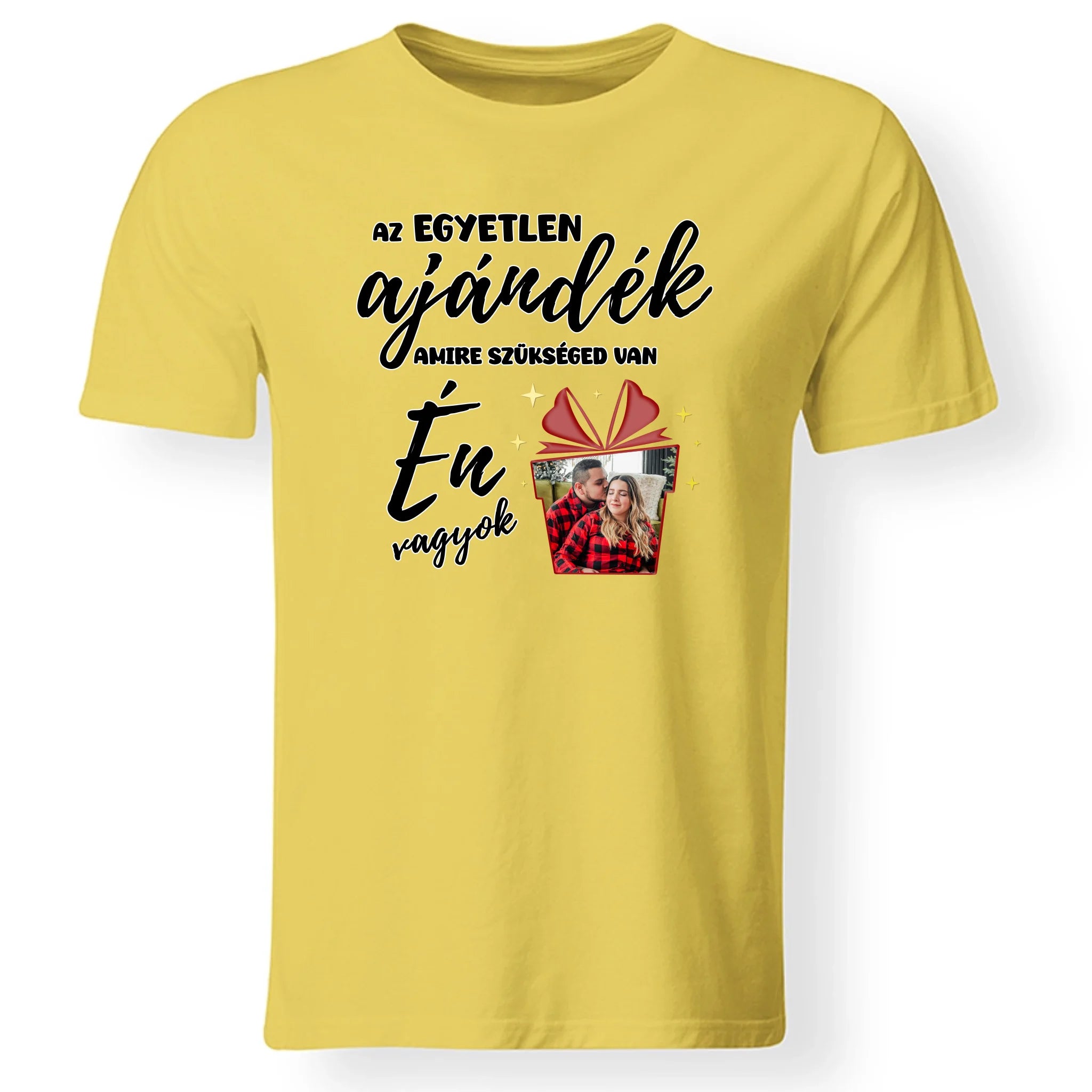 Az egyetlen ajándék amire szükséged van - vicces karácsonyi férfi póló