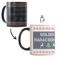 Karácsonyi bögre - Ezt a ronda bögrét kaptam választható felirattal