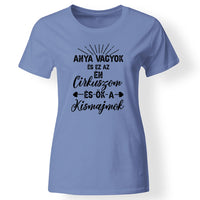 Egyedi ajándék anyukáknak- anya cirkusza póló kék