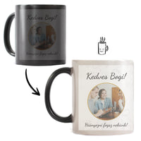 Búcsú bögre kollégának - saját fotóval és logóval