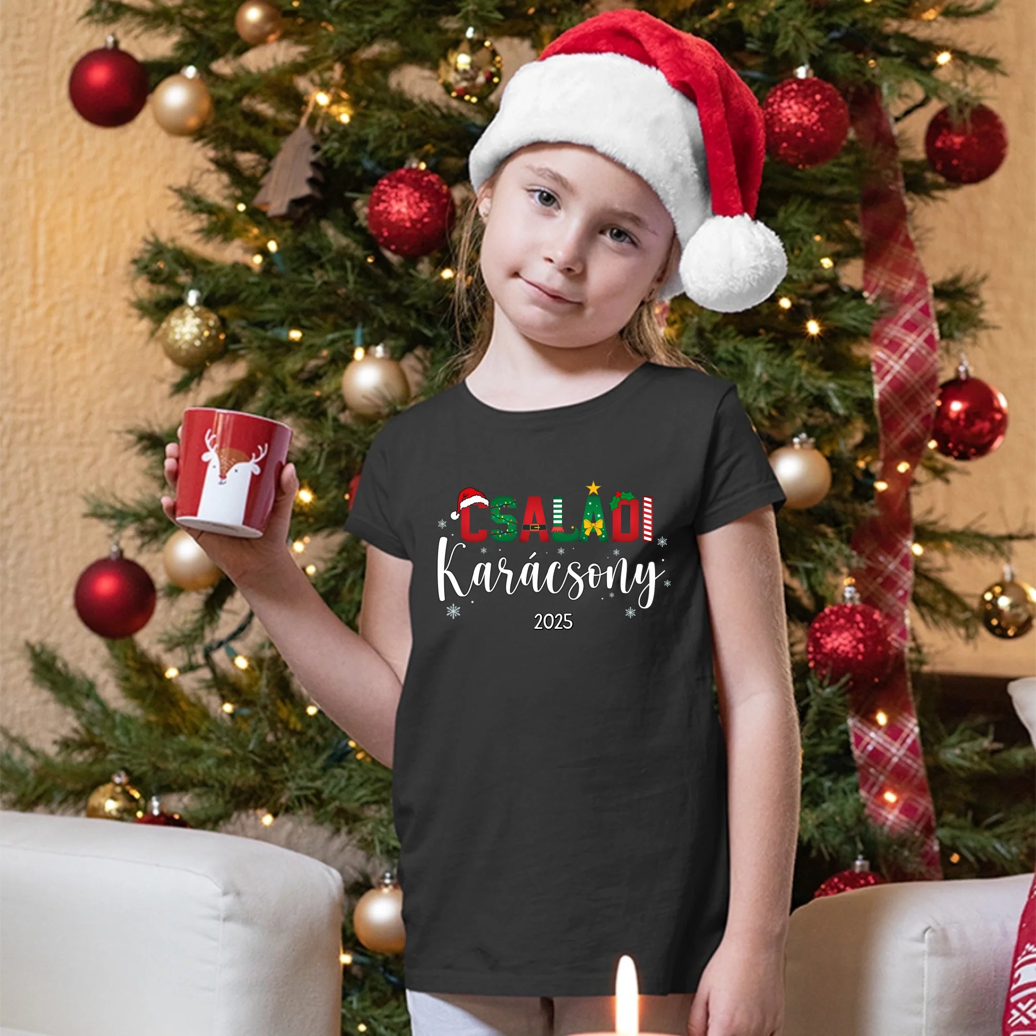 Családi Karácsony gyerek póló