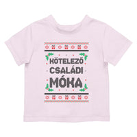 Kötelező családi móka - vicces karácsonyi gyerek póló