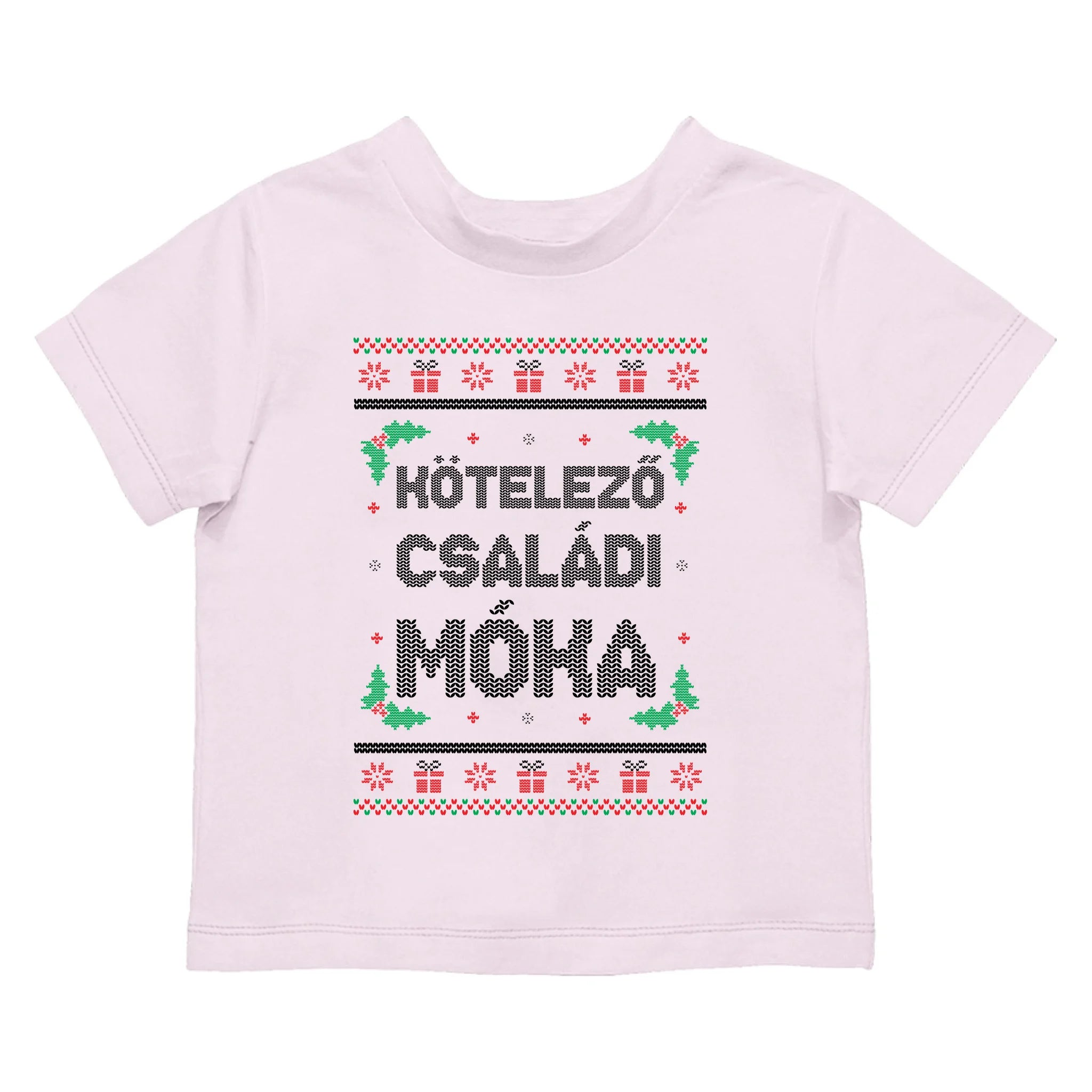 Kötelező családi móka - vicces karácsonyi gyerek póló