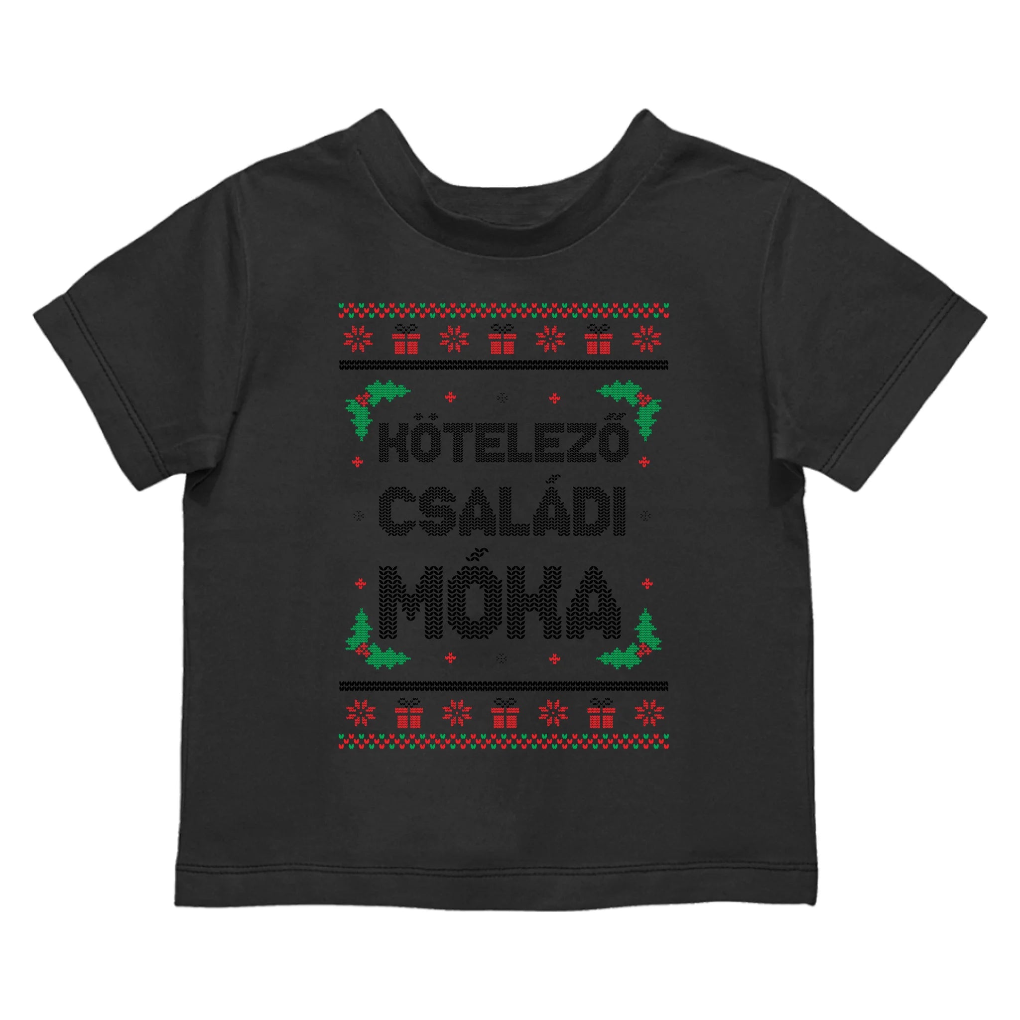 Kötelező családi móka - vicces karácsonyi gyerek póló
