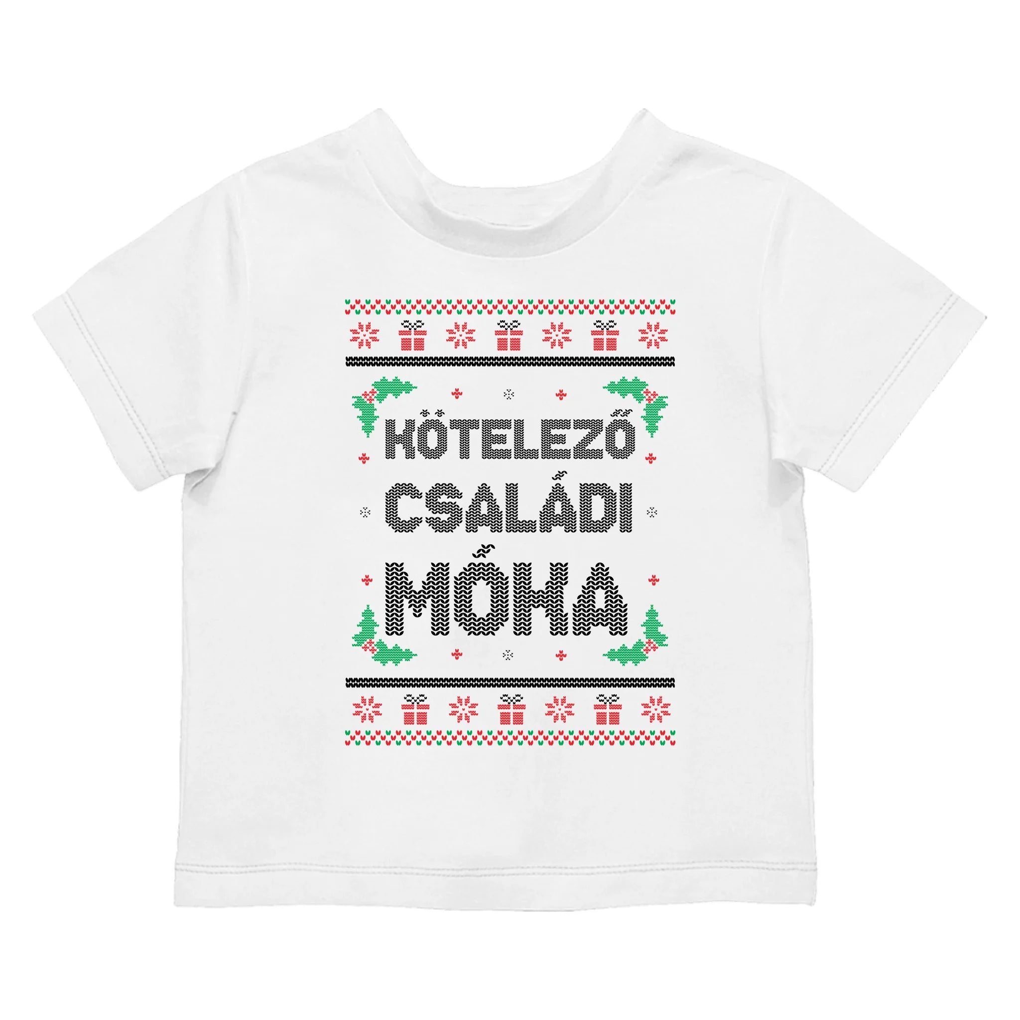 Kötelező családi móka - vicces karácsonyi gyerek póló