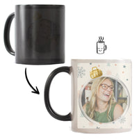 Karácsonyi bögre kollégának saját fotóval és vicces választható felirattal